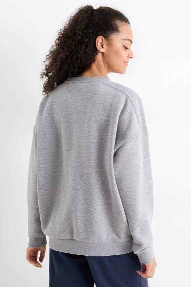 Dames - Sweatshirt - licht grijs-mix