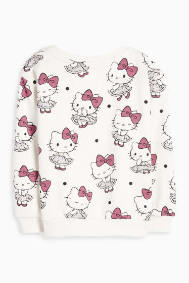 Enfants filles - Hello Kitty - sweat - blanc crème