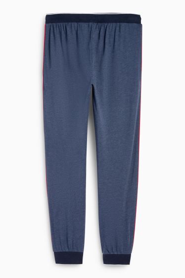 Herren - Pyjamahose - dunkelblau