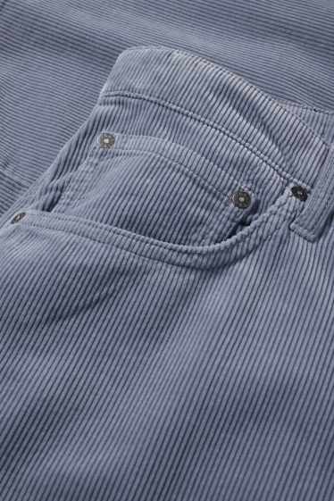 Herren - Cordhose - Relaxed Fit - hellblau