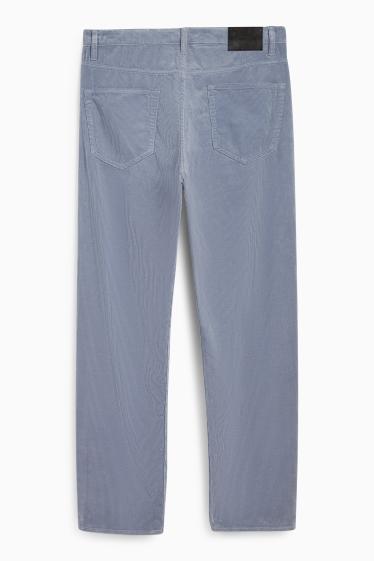 Herren - Cordhose - Relaxed Fit - hellblau