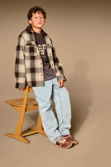 Kinder Jungen - Baggy Jeans - jeansblau