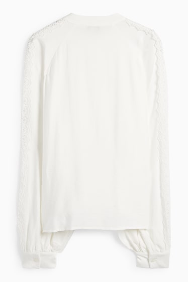 Damen - Bluse - weiß