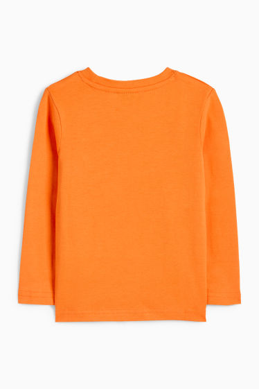 Kinder Buben - Bluey - Langarmshirt - dunkelorange