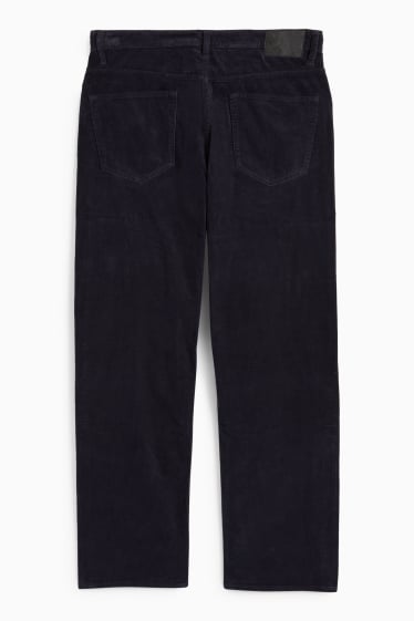 Herren - Cordhose - Relaxed Fit - dunkelblau