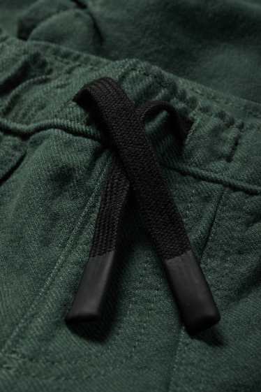 Kinder Buben - Thermohose - dunkelgrün