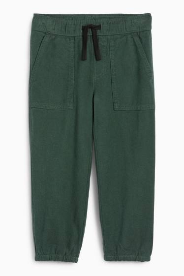 Kinder Buben - Thermohose - dunkelgrün