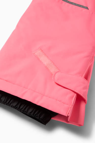 Enfants filles - Pantalon de ski - imperméable - rose fluo