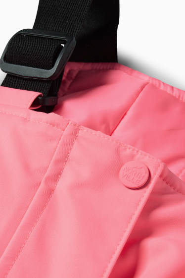 Enfants filles - Pantalon de ski - imperméable - rose fluo