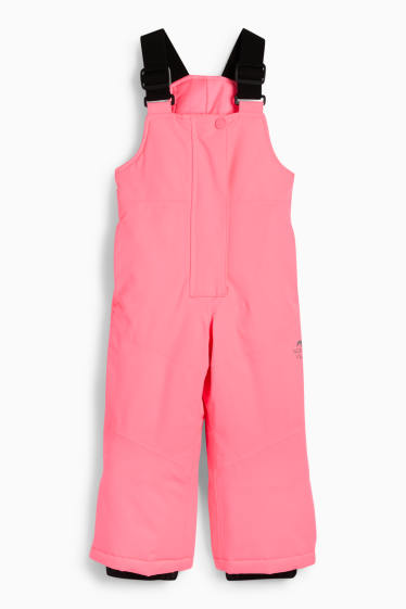 Enfants filles - Pantalon de ski - imperméable - rose fluo