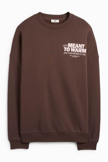 Damen - Sweatshirt - dunkelbraun
