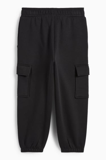Children Boys - Cargo joggers - black
