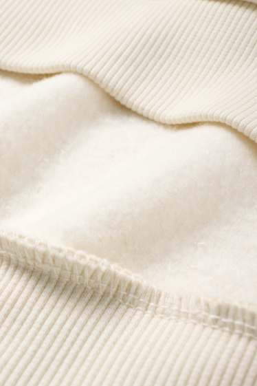 Damen - Hoodie - cremeweiß