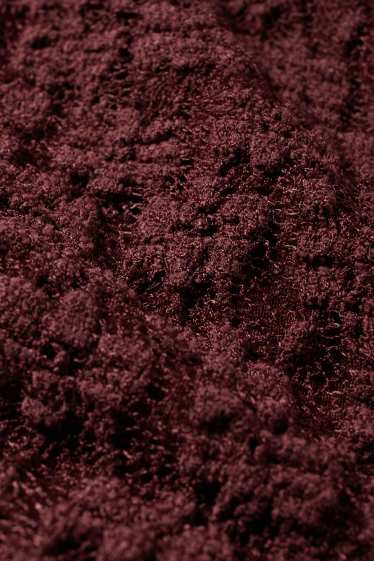 Women - Lace body - dark red