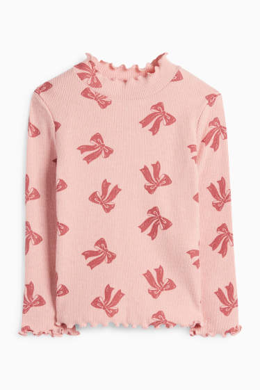 Kinderen: meisjes - Shirt met lange mouwen - roze