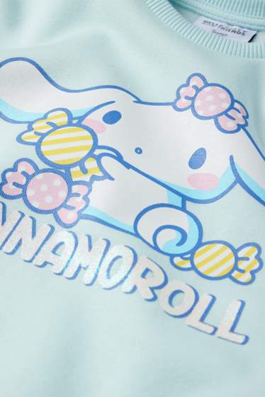 Kinder Mädchen - Cinnamoroll - Sweatshirt - helltürkis