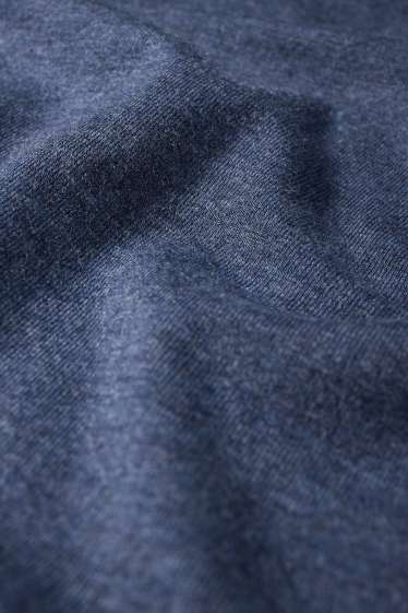 Women - Long sleeve top- regular fit - dark blue
