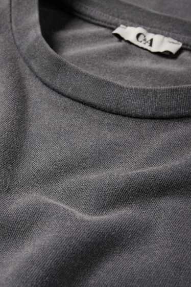 Damen - T-Shirt - Oversized - grau