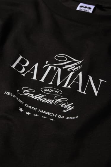 Herren - T-Shirt - Relaxed Fit - Batman - schwarz