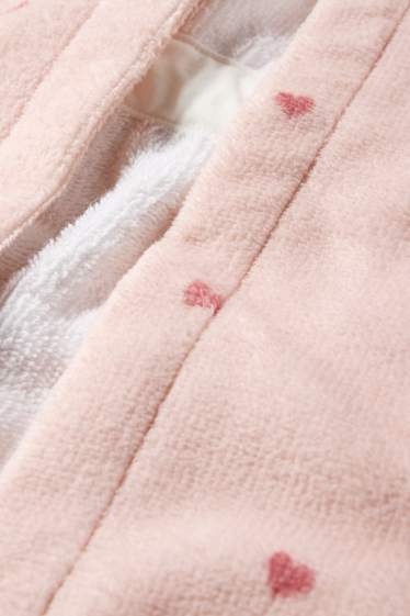 Baby: meisjes - Baby badjas - roze