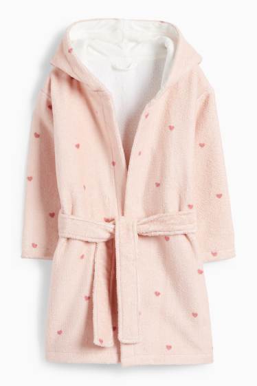 Baby: meisjes - Baby badjas - roze