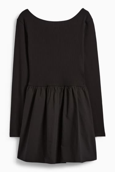 Women - A-line dress - black