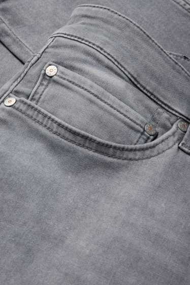 Men - Slim tapered jeans - Flex jog denim - denim-light gray