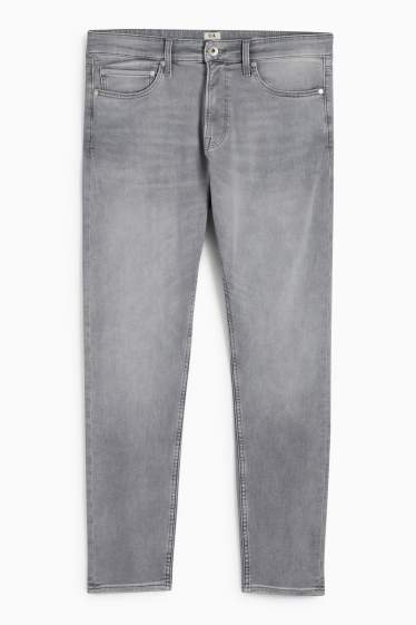 Men - Slim tapered jeans - Flex jog denim - denim-light gray