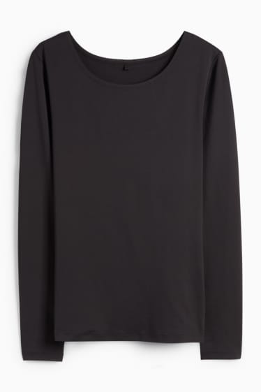 Dames - Thermo-ondershirt - zwart