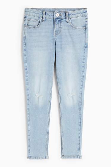 Kinder Mädchen - Skinny Jeans - LYCRA® - helljeansblau
