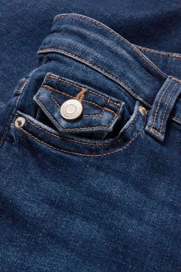 Women - Flared jeans - mid-rise waist - LYCRA® - blue denim