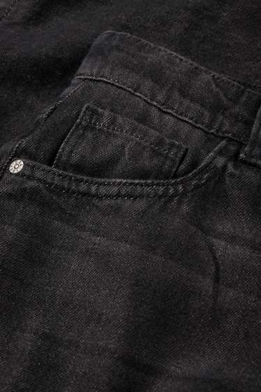 Kinderen: jongens - Baggy jeans - thermojeans - jeansdonkergrijs