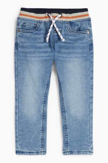 Copii - Băieți - Straight jeans - jeans termoizolanți - jog denim - LYCRA® - denim-albastru deschis