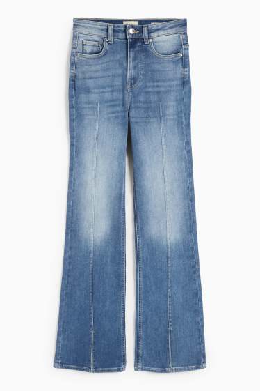 Femmes - Flared jean - high waist - jean bleu clair