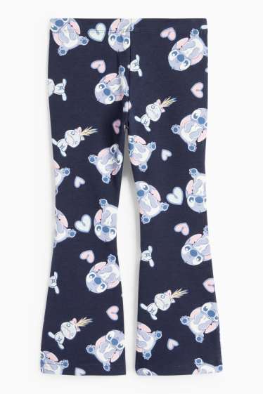 Nena - Lilo & Stitch - leggings tèrmics acampanats - blau fosc