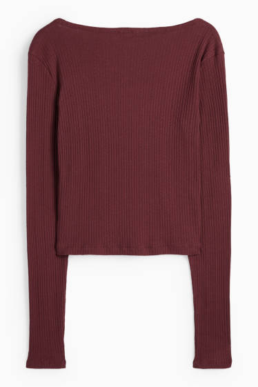 Women - T-shirt - bordeaux