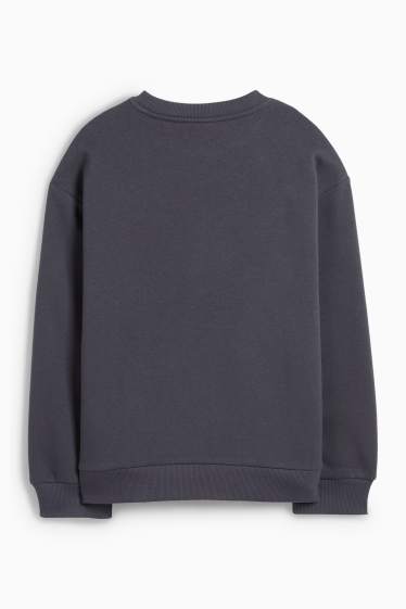 Kinderen: meisjes - Wicked - sweatshirt - glanseffect - donkergrijs