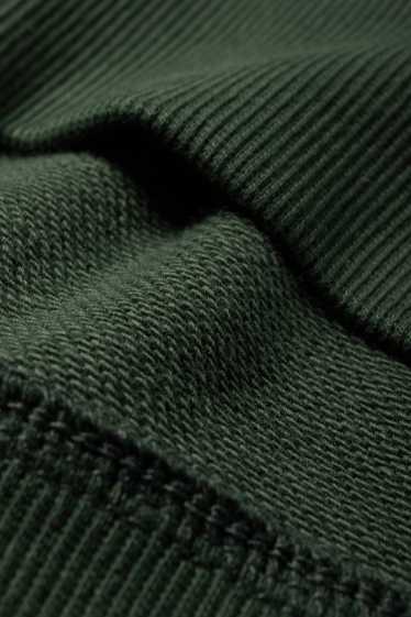 Heren - Hoodie - donkergroen