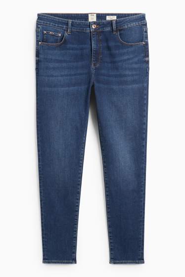 Donna - Skinny jeans - vita media - modellanti - LYCRA® - jeans blu scuro