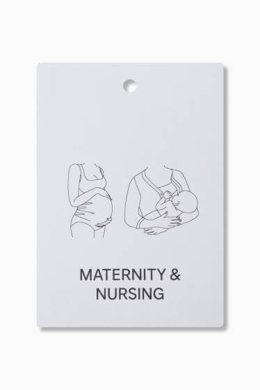 Dames - Set van 2 - voedingstop - zwart