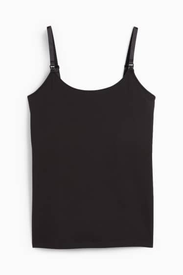 Dames - Set van 2 - voedingstop - zwart