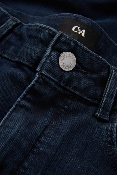 Femmes - Straight jean - mid waist - LYCRA® - jean bleu foncé