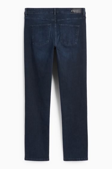 Femmes - Straight jean - mid waist - LYCRA® - jean bleu foncé
