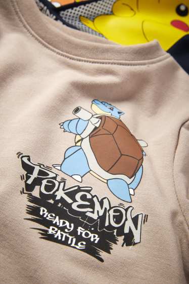 Nen - Paquet de 2 - Pokémon - samarreta de mànigues llargues - beix
