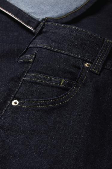 Dames - Straight jeans - mid waist - LYCRA® - jeansdonkerblauw