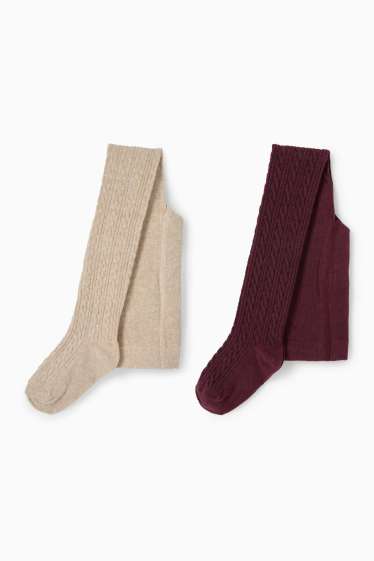 Enfants filles - Collants - bordeaux