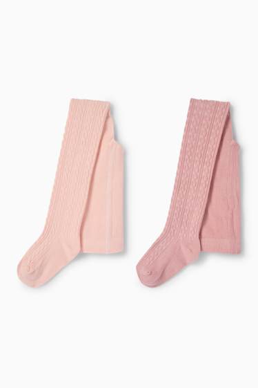 Enfants filles - Collants - rose foncé