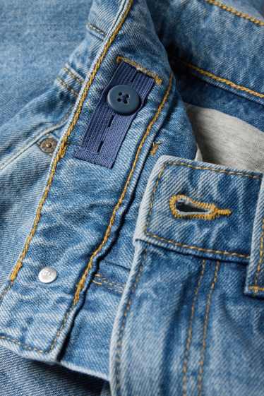 Kinderen: jongens - Loose fit jeans - thermojeans - jeansblauw