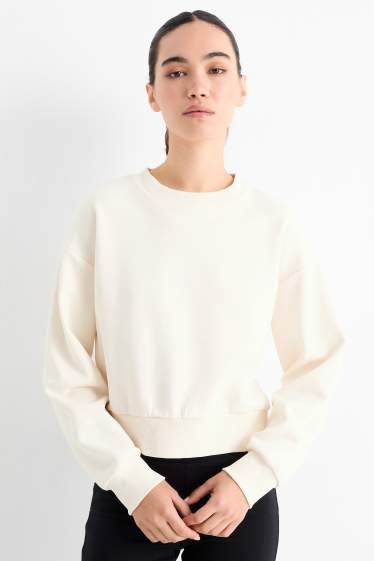 Femmes - Sweat - blanc crème