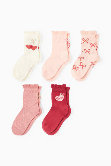 Enfants filles - Chaussettes - rose